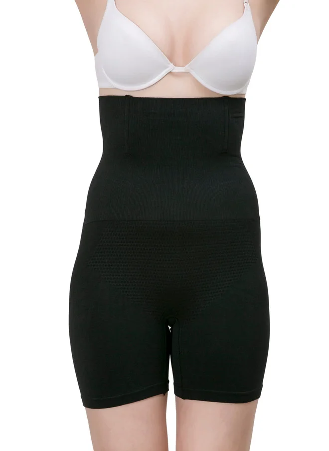 ليس اند مي  Laceandme Black Seamless Wired High Waist & Short Thigh Shaper